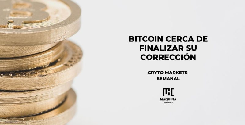 Bitcoin cerca de finalizar su correccion